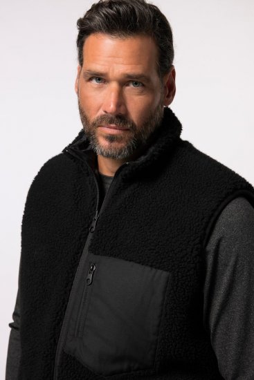 Jay-Pi 829716 Vändbar väst med teddy Svart - Jackor - Stora jackor - 2XL-12XL