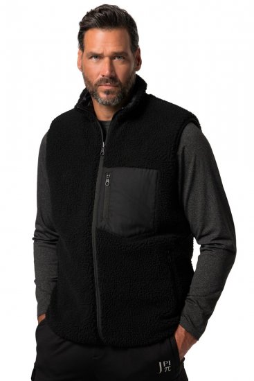 Jay-Pi 829716 Vändbar väst med teddy Svart - Jackor - Stora jackor - 2XL-12XL