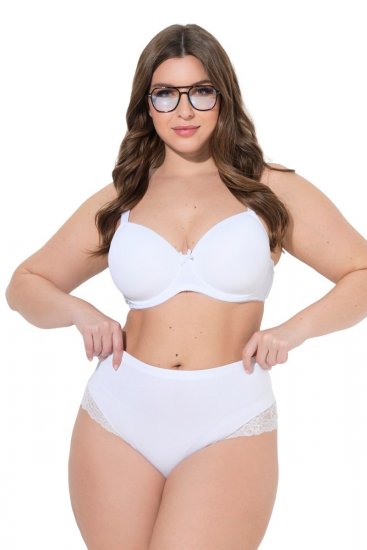 Ulla Popken 830094 Trosor med spets 2-pack Vit - Trosor - 