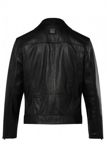 JP1880 830586 Bikerjacka i lammnappa Svart - Jackor - Stora jackor - 2XL-12XL