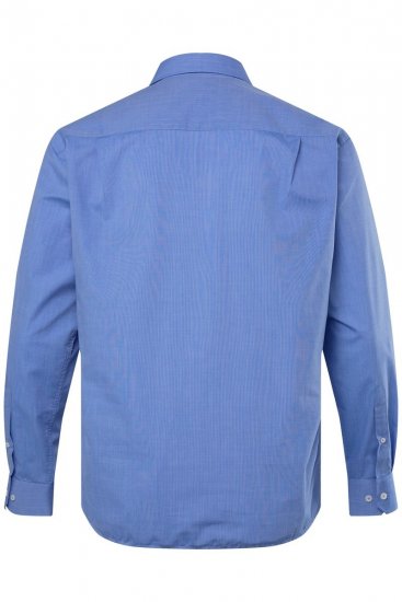 Men+ 757 Långärmad Business-skjorta med öppen krage Ljusblå - Skjortor - Stora skjortor - 2XL-8XL
