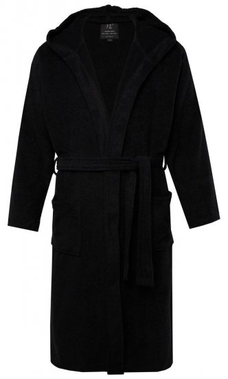 JP1880 Bathrobe Terry Black - Underkläder & badkläder - Stora underkläder för män