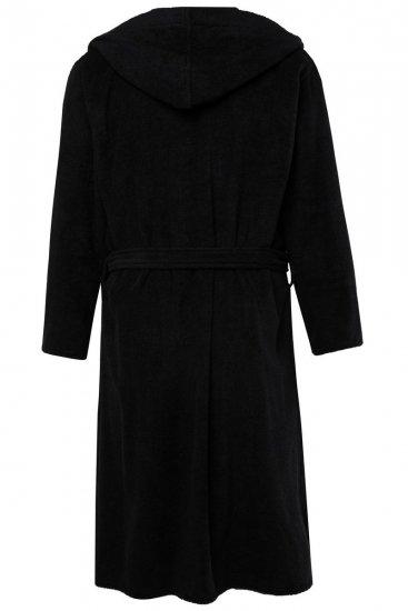 JP1880 Bathrobe Terry Black - Underkläder & badkläder - Stora underkläder för män