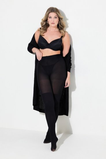 Ulla Popken 831196 Overknee-strumpor 80 den Svart - Strumpbyxor & strumpor - 