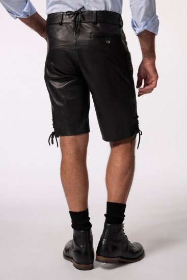 JP1880 831257 Lädershorts i nappa Svart - Shorts - Stora shorts W40-W60
