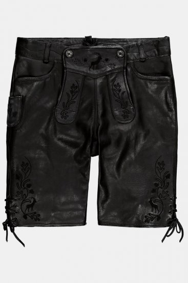 JP1880 831257 Lädershorts i nappa Svart - Shorts - Stora shorts W40-W60