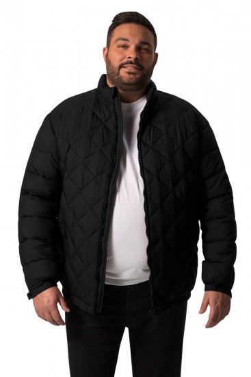 Men+ 494 Quiltad jacka med ståkrage Svart - Jackor - Stora jackor - 2XL-12XL