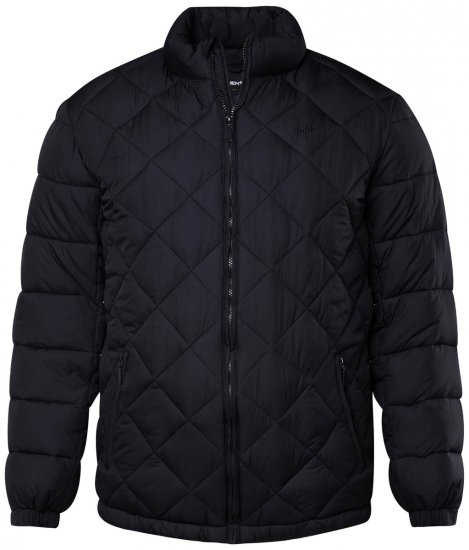 Men+ 494 Quiltad jacka med ståkrage Mörkblå - Jackor - Stora jackor - 2XL-12XL