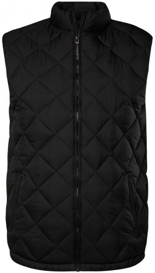 Men+ 578 Quiltad väst med ståkrage Svart - Jackor - Stora jackor - 2XL-12XL