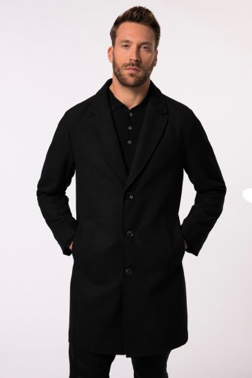 JP1880 Coat Classic Wool Blend Black - Jackor - Stora jackor - 2XL-12XL