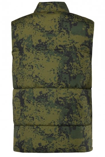 JP1880 831610 Quiltad väst i kamouflage Grön - Jackor - Stora jackor - 2XL-12XL