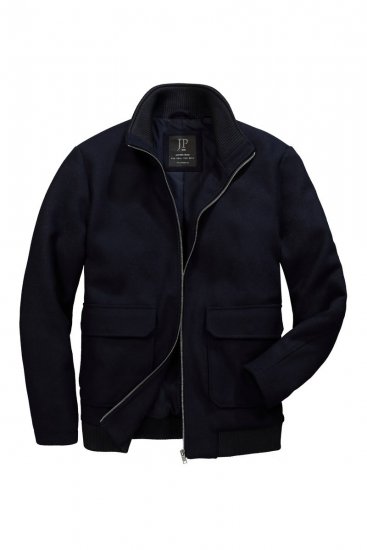JP1880 831627 Bomberjacka i ullmix Mörkblå - Jackor - Stora jackor - 2XL-12XL