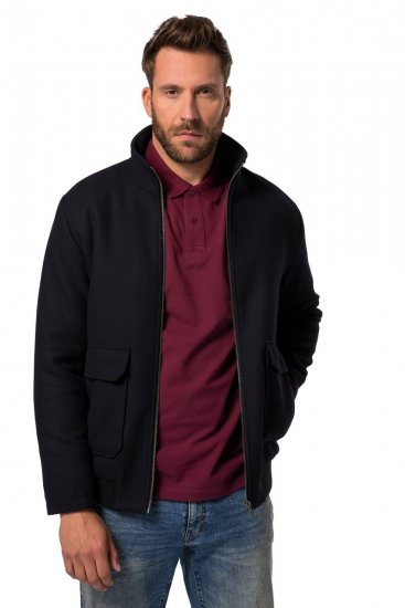 JP1880 831627 Bomberjacka i ullmix Mörkblå - Jackor - Stora jackor - 2XL-12XL