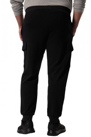 Men+ 113 Mjukisbyxor med cargofickor Svart - Mjukisbyxor och -shorts - Mjukisbyxor & Mjukisshorts 2XL-12XL