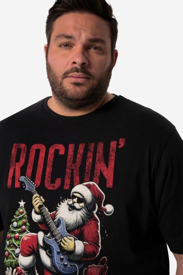 Men+ 180 T-shirt Rockin' Svart - T-shirts - Stora T-shirts - 2XL-14XL