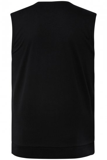 Men+ 248 Ärmlös T-shirt bellyfit Svart - T-shirts - Stora T-shirts - 2XL-14XL