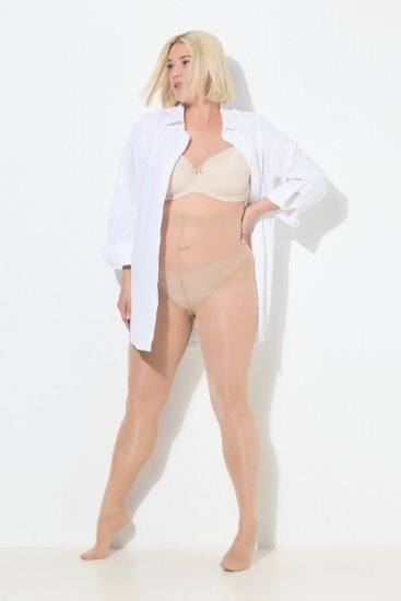 Ulla Popken 833654 Stödstrumpbyxor Beige - Strumpbyxor & strumpor - 