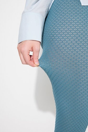 Ulla Popken 833718 Strumpleggings med spets Petrol - Strumpbyxor & strumpor - 