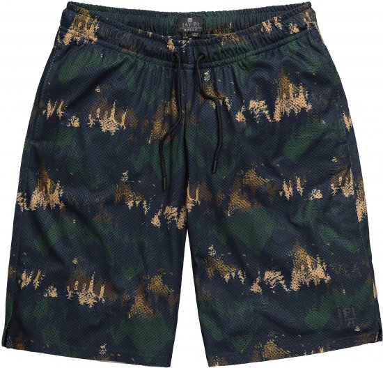 JP1880 Jay-Pi Bermuda QuickDry Mesh Fitness Shorts Khaki - Träningskläder & friluft - Träningskläder till herr i stora storlekar