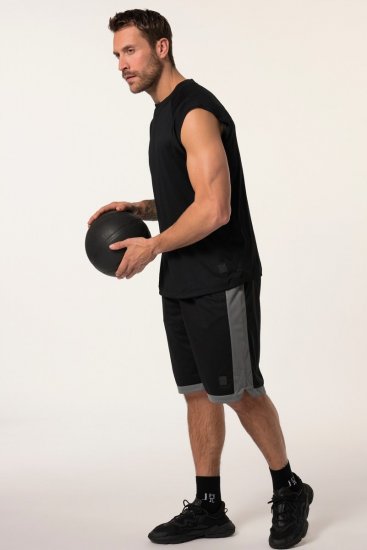 JP1880 Jay-Pi Bermuda QuickDry Mesh Fitness Shorts Black - Träningskläder & friluft - Träningskläder till herr i stora storlekar