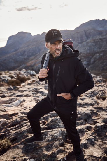 JP1880 Jay-Pi Functional Jacket Black - Träningskläder & friluft - Träningskläder till herr i stora storlekar