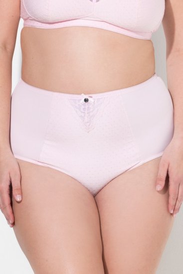 Ulla Popken 834307 Formande trosor med spets Rosa - Shapewear - 