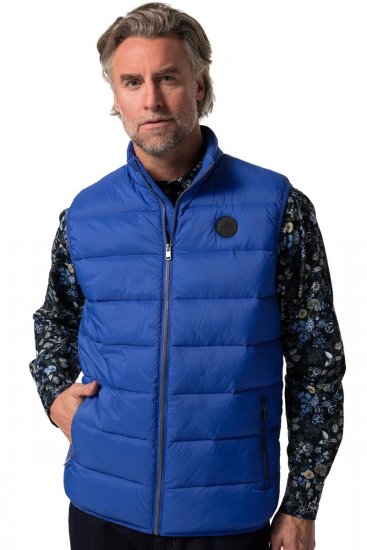 Boston Park 460 Quiltad väst med ståkrage Blå - Jackor - Stora jackor - 2XL-12XL