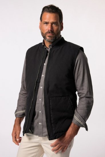 JP1880 834734 Canvasväst Svart - Jackor - Stora jackor - 2XL-12XL