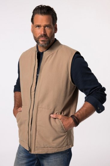 JP1880 834734 Canvasväst Mörkbeige - Jackor - Stora jackor - 2XL-12XL