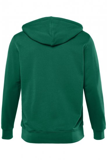 Men+ 851 Hoodie med dragkedja Grön - Tröjor & hoodies - Stora hoodies & tröjor - 2XL-14XL