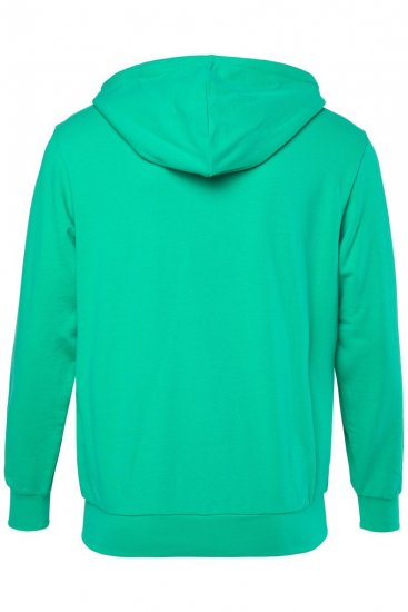 Men+ 851 Hoodie med dragkedja Smaragdgrön - Tröjor & hoodies - Stora hoodies & tröjor - 2XL-14XL