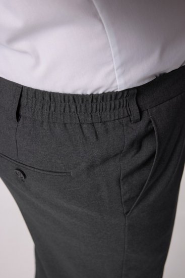 Men+ 066 Porto Kostymbyxor bellyfit Grå - Kostymer och kavajer - Kostymer i stora storlekar