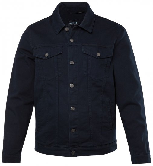 Men+ 446 Jeansjacka med bröstfickor Mörkblå - Jackor - Stora jackor - 2XL-12XL