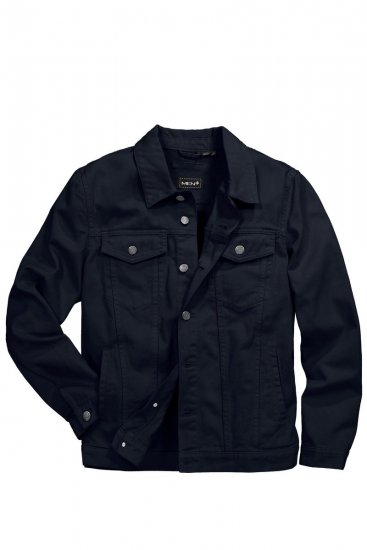 Men+ 446 Jeansjacka med bröstfickor Mörkblå - Jackor - Stora jackor - 2XL-12XL