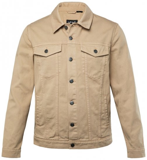 Men+ 446 Jeansjacka med bröstfickor Sand - Jackor - Stora jackor - 2XL-12XL