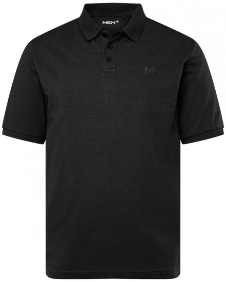 Men+ 256 Pikétröja Svart - Pikétröjor - Stora pikétröjor - 2XL-8XL