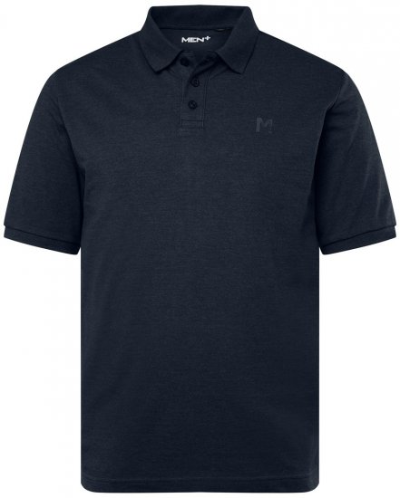 Men+ 256 Pikétröja Mörkblå - Pikétröjor - Stora pikétröjor - 2XL-8XL