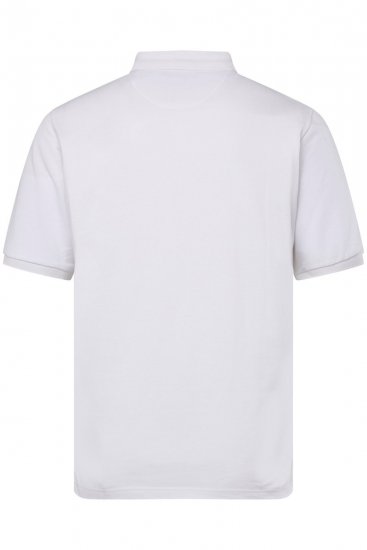 Men+ 256 Pikétröja Vit - Pikétröjor - Stora pikétröjor - 2XL-8XL