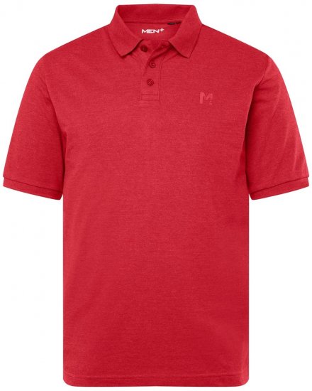 Men+ 256 Pikétröja Röd - Pikétröjor - Stora pikétröjor - 2XL-8XL