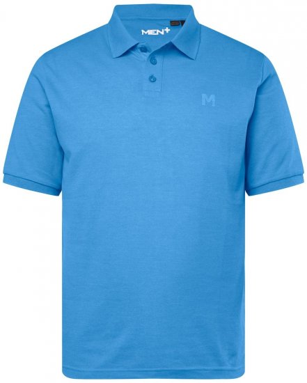 Men+ 256 Pikétröja Himmelsblå - Pikétröjor - Stora pikétröjor - 2XL-8XL