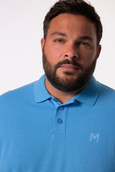 Men+ 256 Pikétröja Himmelsblå - Pikétröjor - Stora pikétröjor - 2XL-8XL