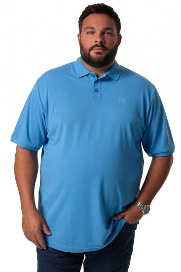 Men+ 256 Pikétröja Himmelsblå - Pikétröjor - Stora pikétröjor - 2XL-8XL