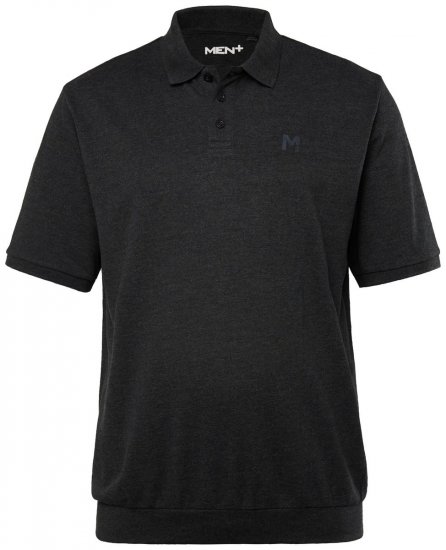 Men+ 264 Pikétröja bellyfit Svart - Pikétröjor - Stora pikétröjor - 2XL-8XL