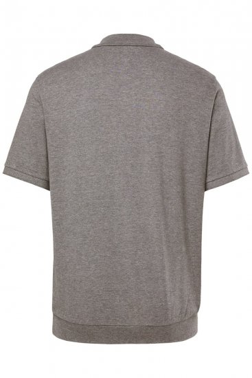 Men+ 264 Pikétröja bellyfit Gråmelerad - Pikétröjor - Stora pikétröjor - 2XL-8XL