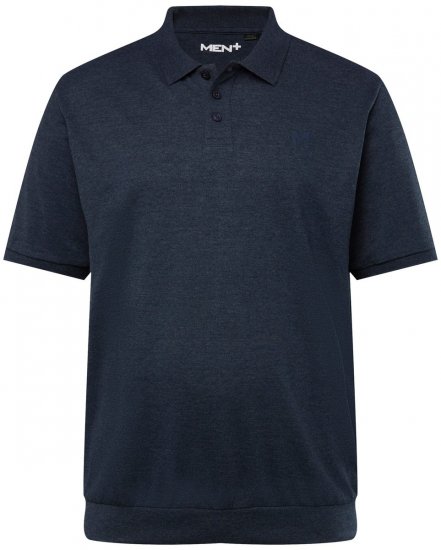 Men+ 264 Pikétröja bellyfit Mörkblå - Pikétröjor - Stora pikétröjor - 2XL-8XL