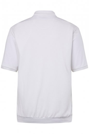 Men+ 264 Pikétröja bellyfit Vit - Pikétröjor - Stora pikétröjor - 2XL-8XL