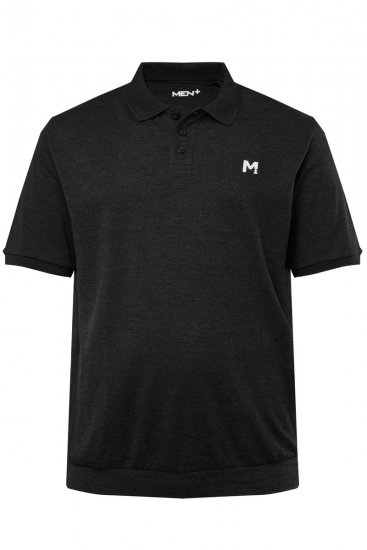 Men+ 266 Pikétröja bellyfit Svart 2-pack - Pikétröjor - Stora pikétröjor - 2XL-8XL