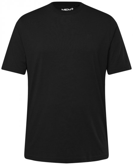 Men+ 276 T-shirt med rund hals Svart - T-shirts - Stora T-shirts - 2XL-14XL