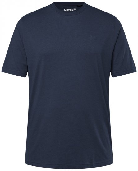 Men+ 276 T-shirt med rund hals Mörkblå - T-shirts - Stora T-shirts - 2XL-14XL