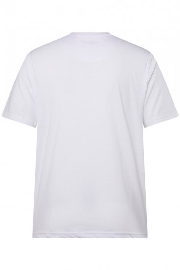 Men+ 276 T-shirt med rund hals Vit - T-shirts - Stora T-shirts - 2XL-14XL